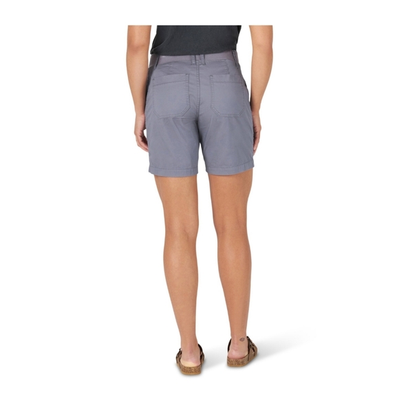 Lee NWT Plus Size Grey Midrise Bermuda 7" Utility Short w/ Comfort Waistband 682 - Picture 3 of 6